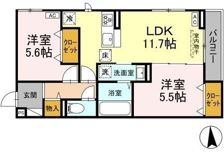 Hestiaの物件間取画像