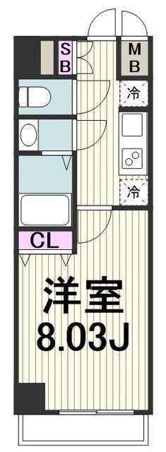 リュミエール東山田の物件間取画像