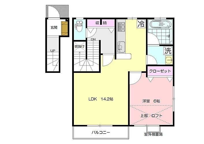 フェリーチェの物件間取画像