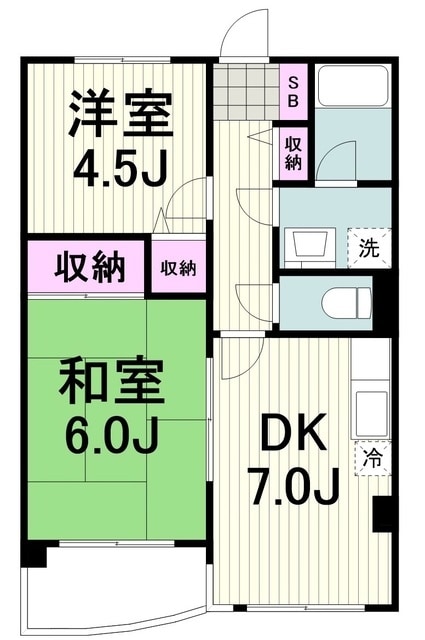 グレース代官２の物件間取画像