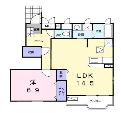 カルムたまプラの物件間取画像