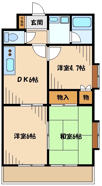 サン・ヒル５の物件間取画像