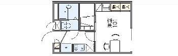 レオパレスＺＯＲＯの物件間取画像