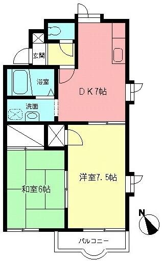 サウスリバーの物件間取画像