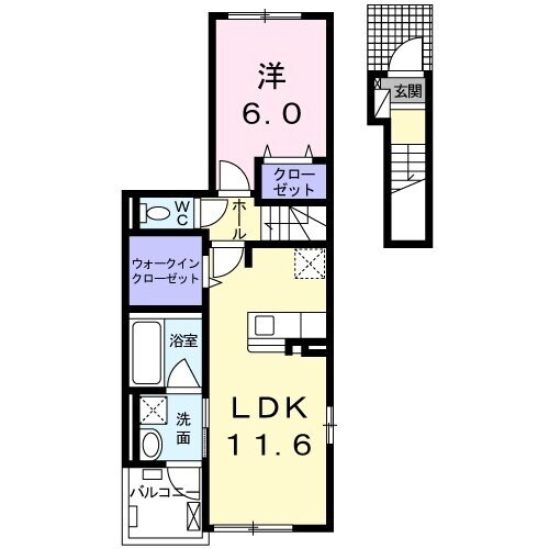 コレットIの物件間取画像