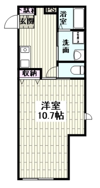 カエサル藤沢の物件間取画像