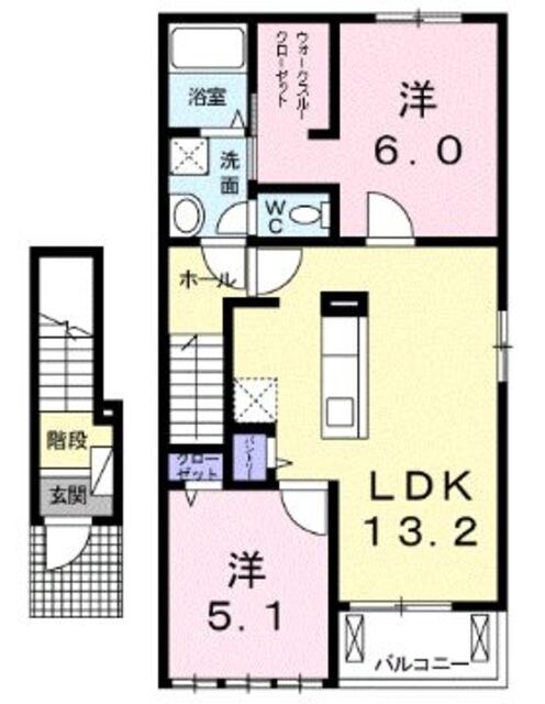 サンフラワーの物件間取画像