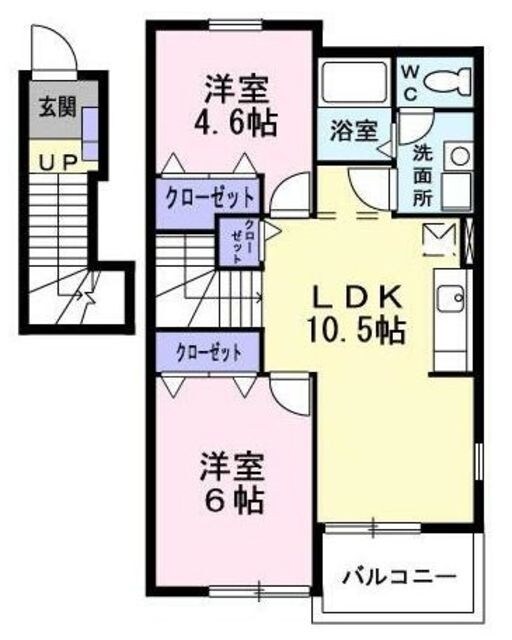 パークハイム参番館の物件間取画像