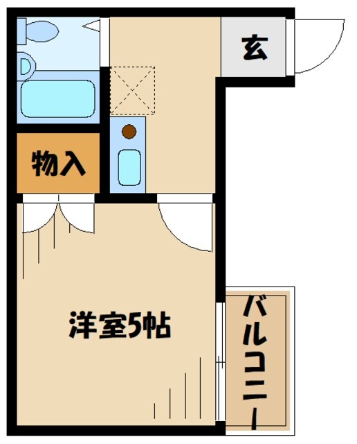 レオパレスＨＩＲＯ　の物件間取画像