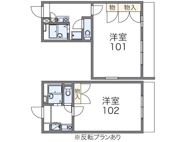 レオパレス湘南２１の物件間取画像