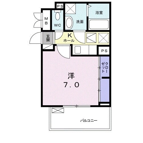 センターヴィレッジIIの物件間取画像