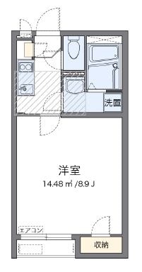 クレイノＳｃｈｗａｎの物件間取画像