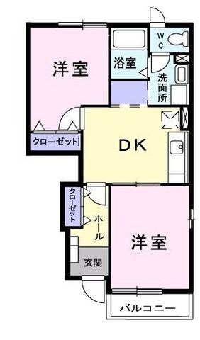 アドラブール湘南Iの物件間取画像