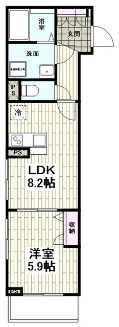 La Costa Haseの物件間取画像