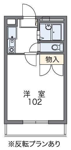 レオパレスエスペランサの物件間取画像