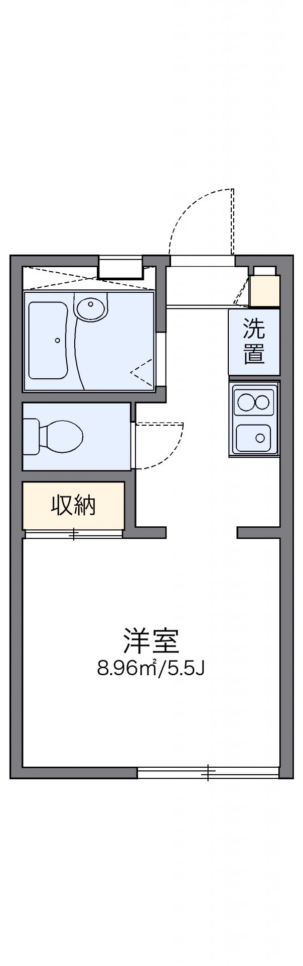 レオパレス瀬谷第１の物件間取画像