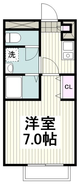 アムール Hillsの物件間取画像