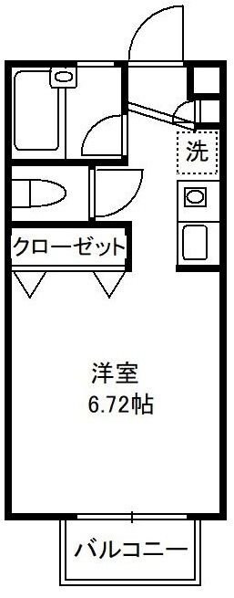 クレシアIの物件間取画像