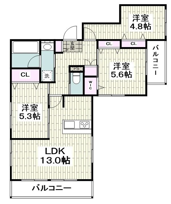 ＶＩＬＬＡ　ＣＯＡＳＴ．Iの物件間取画像