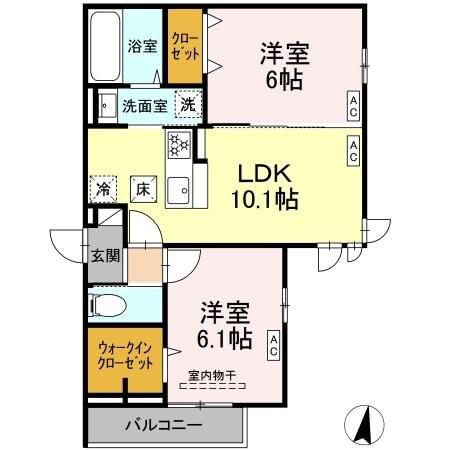 サザンショア東海岸の物件間取画像