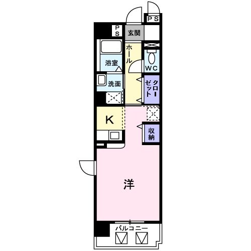 ミッションヒルズの物件間取画像