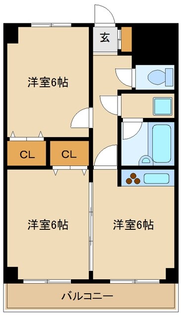 ライオンズプラザ海老名の物件間取画像