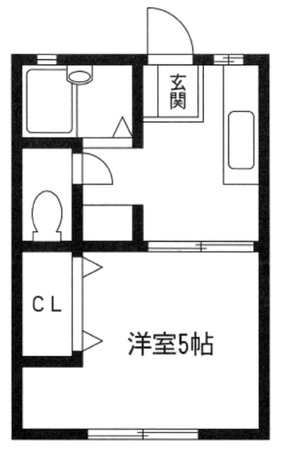 ふれあいタウンAの物件間取画像