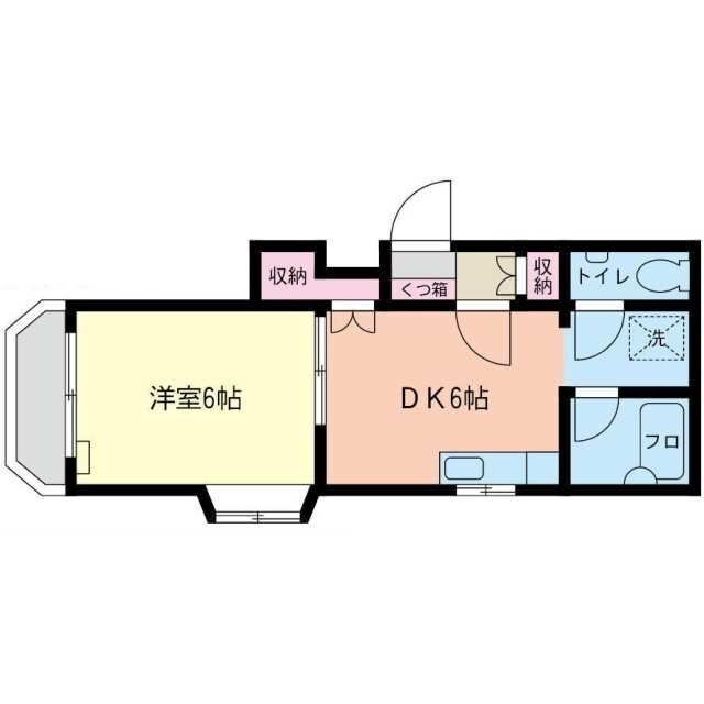 グレイスマンションの物件間取画像