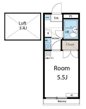 ララ鶴間No3の物件間取画像