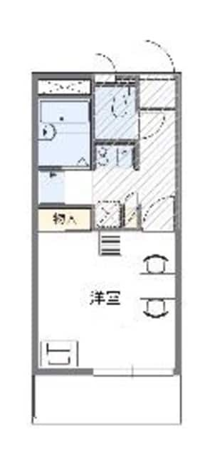 レオパレスエル２００１の物件間取画像