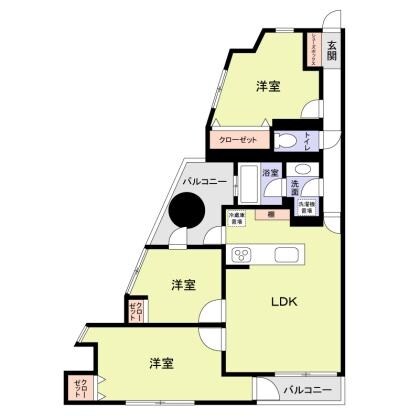 レックス相模大塚駅前の物件間取画像