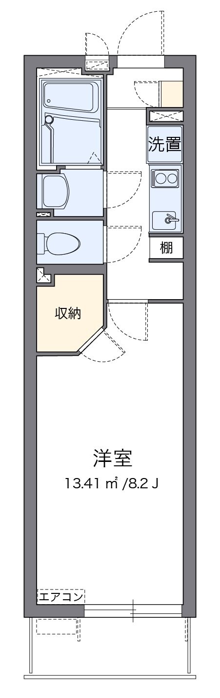 クレイノビッグアローの物件間取画像