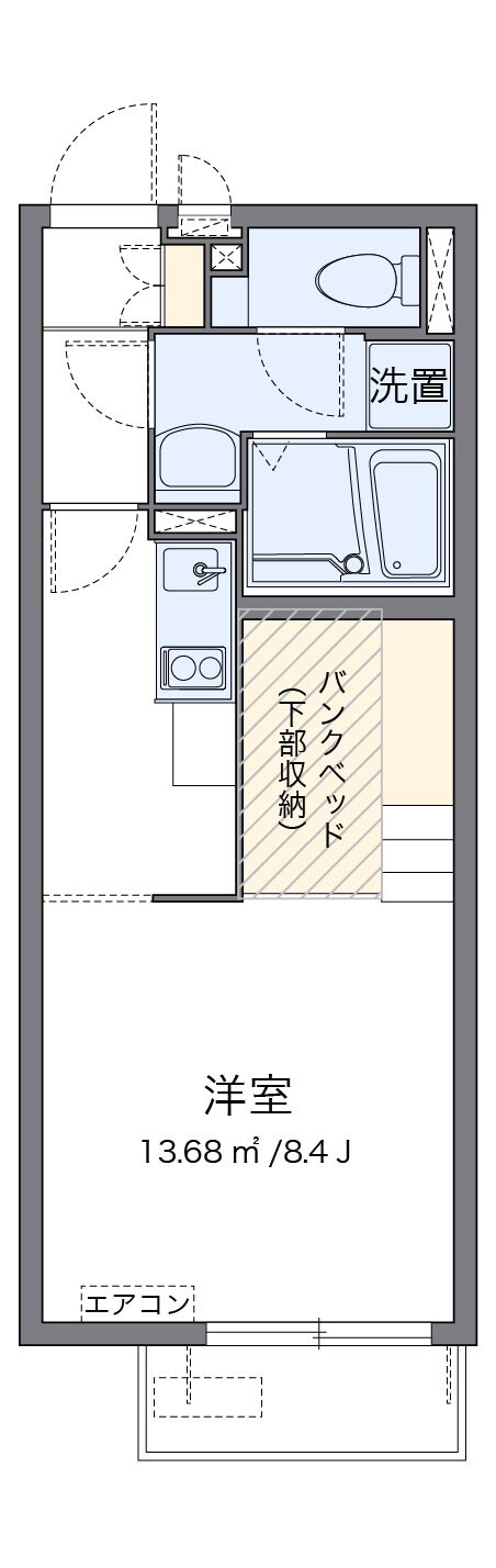 ミランダきぼう館の物件間取画像