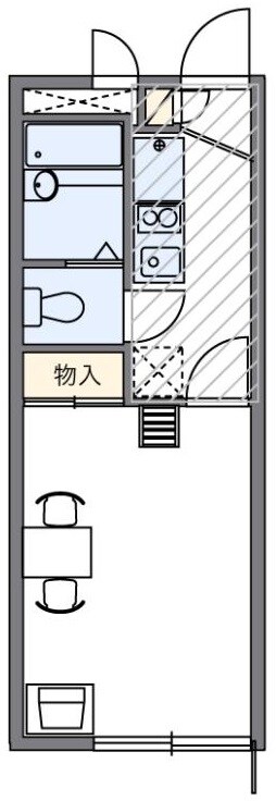 レオパレスエポカ１の物件間取画像