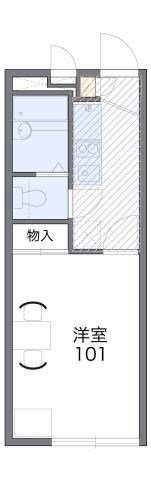 レオパレスグレイスIIの物件間取画像