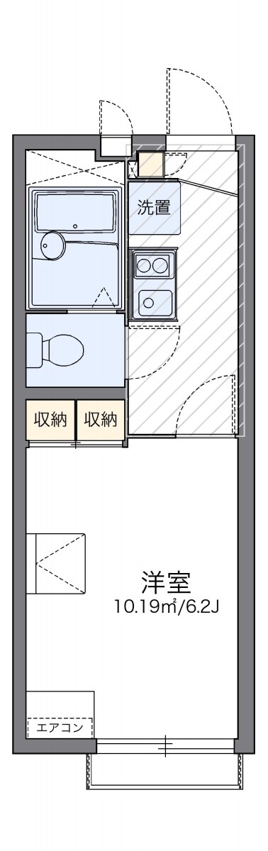 レオパレスグレイスＳＨＩＮＯIIIの物件間取画像