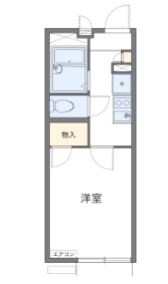 レオパレスサニーコートアカシＢの物件間取画像