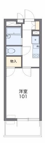 レオパレス代官町の物件間取画像