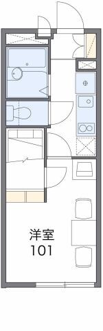 レオパレス北鎌倉ホームズの物件間取画像