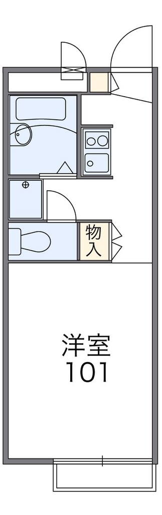 レオパレス湘南ハイムの物件間取画像