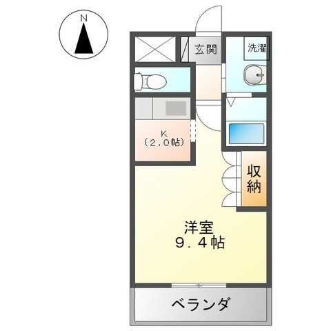 サンパティークの物件間取画像