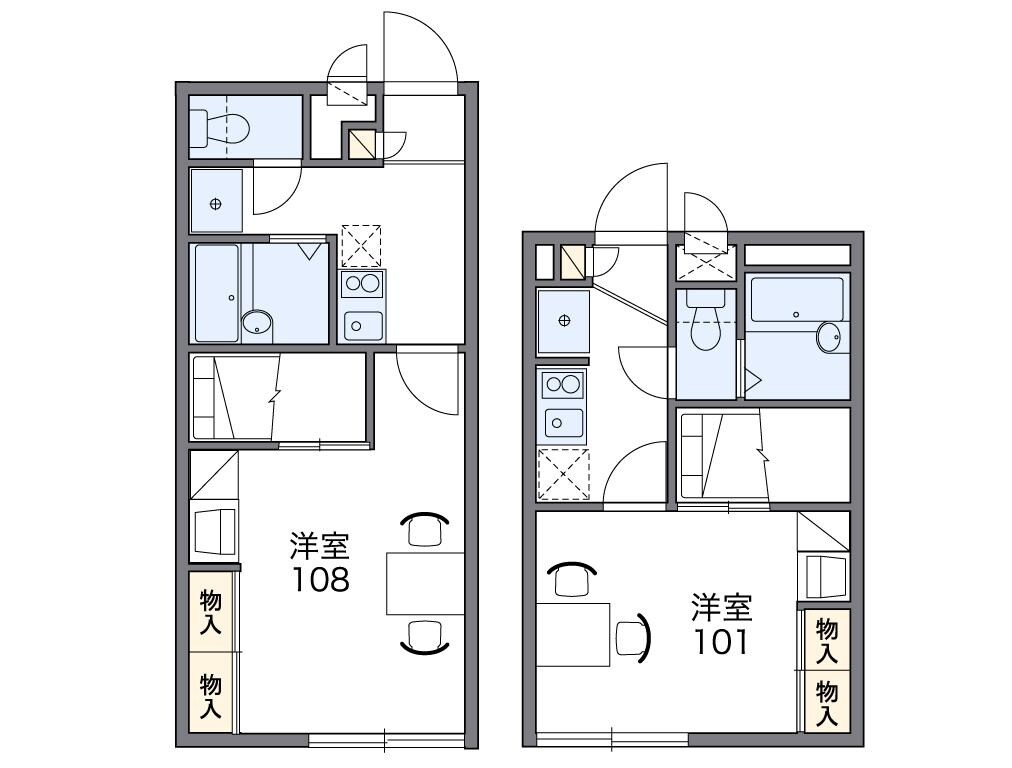 レオパレスエストの物件間取画像