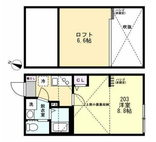 アルマン湘南台の物件間取画像