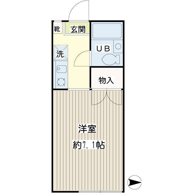 カルム鶴ヶ峰の物件間取画像