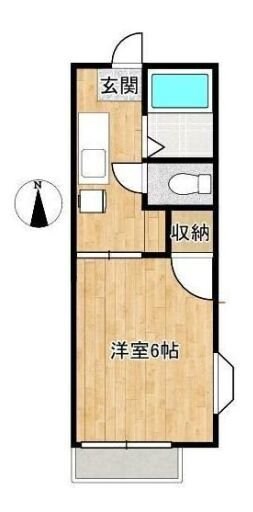 日新パレスＢの物件間取画像