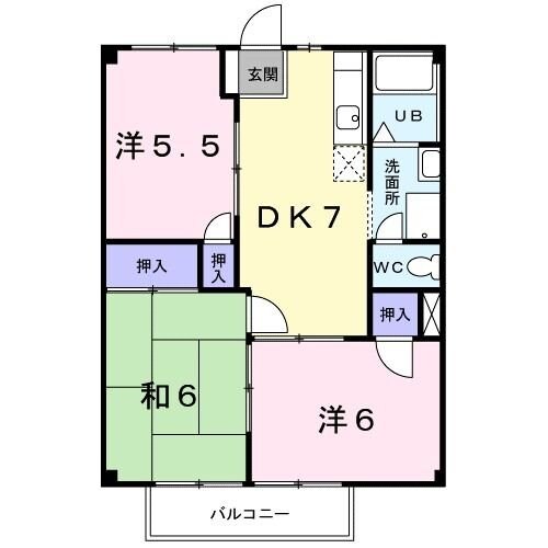 ルシエールの物件間取画像