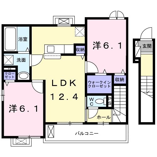 アベニール湘南の物件間取画像