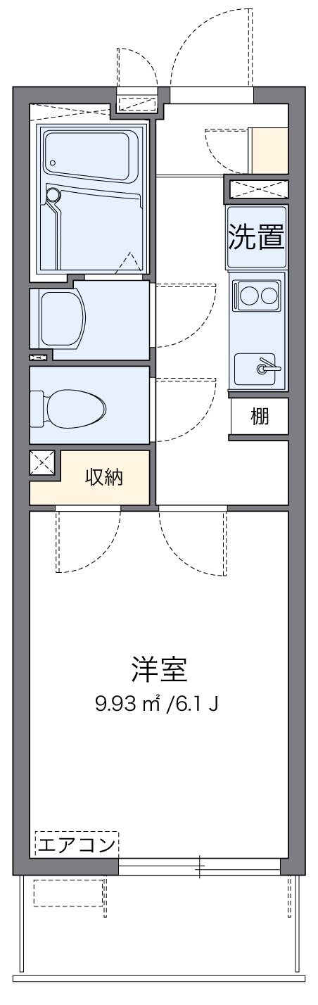 クレイノうたりの物件間取画像