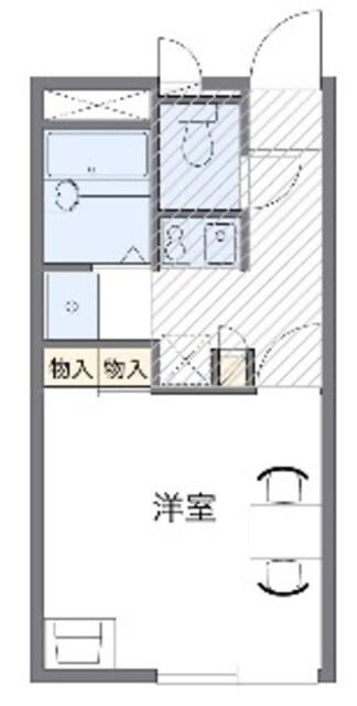 レオパレスクリーンヒルズ南戸塚の物件間取画像