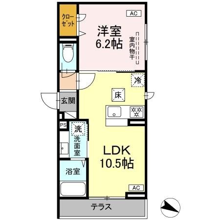 エリオント東柏ヶ谷２丁目の物件間取画像